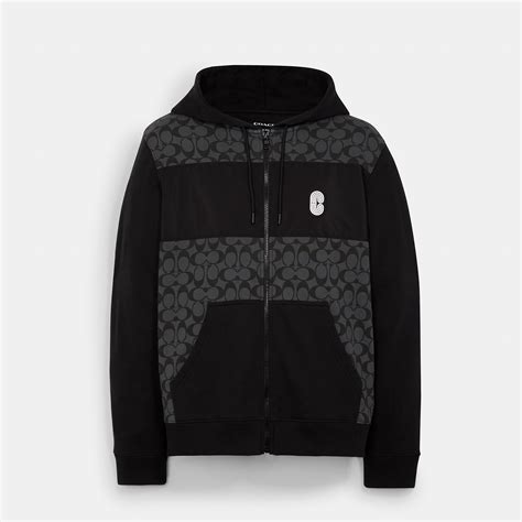 men's coach hoodie.